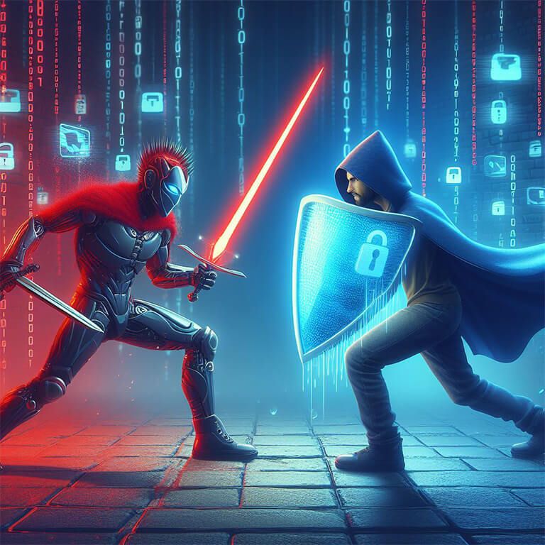 red team vs blue team